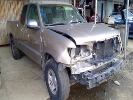 2003 TOYOTA TUNDRA, GOLD, SR5 MODEL, EXTD CAB, 3.4L, AT, 2WD. Z25227